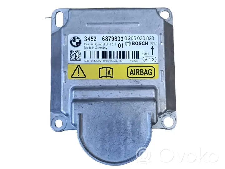 BMW 3 F30 F35 F31 Module de contrôle airbag 6879833