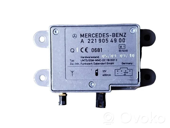 Mercedes-Benz CLS C219 Amplificateur d'antenne A2219054900
