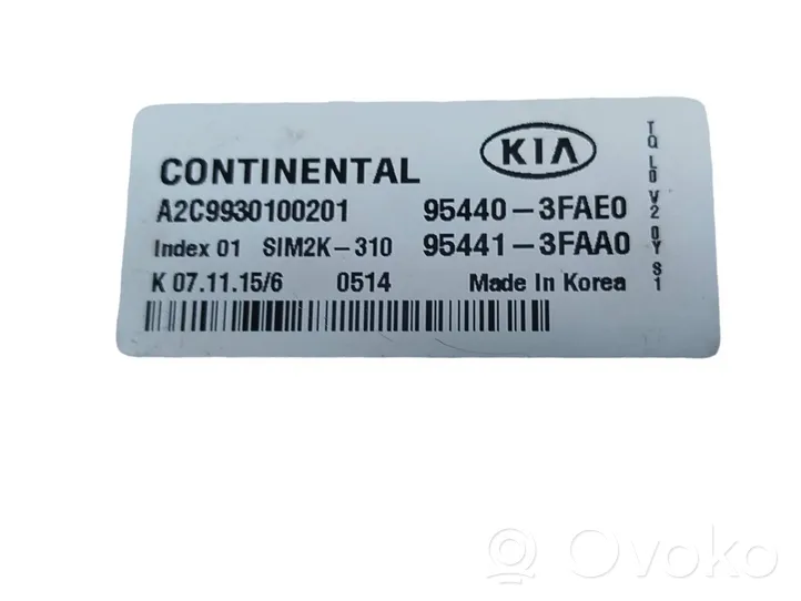 KIA Sportage Module de contrôle de boîte de vitesses ECU A2C9930100201