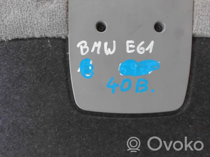BMW 5 E60 E61 Tappetino di rivestimento del bagagliaio/baule di gomma 