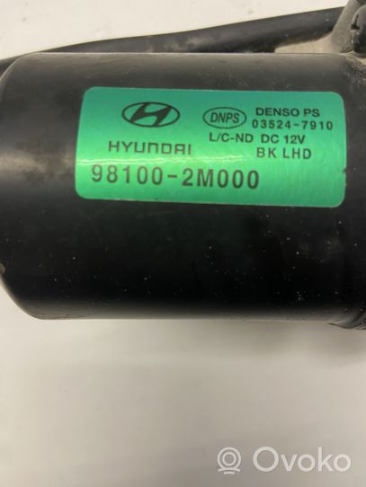 Hyundai Genesis Front wiper linkage and motor 981002M000