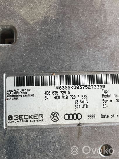 Audi A8 S8 D3 4E Centralina/modulo navigatore GPS 4E0035729A