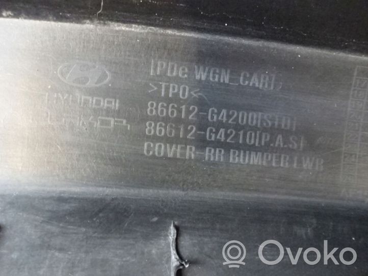 Hyundai i30 Moulure inférieure de pare-chocs arrière 86612G4200