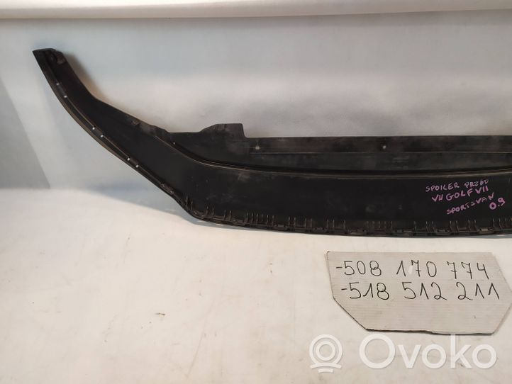 Volkswagen Golf Sportsvan Rivestimento della parte inferiore del paraurti posteriore 510805915A