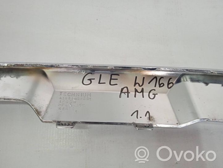 Mercedes-Benz GLE (W166 - C292) Modanatura della barra di rivestimento del paraurti anteriore A1668857500