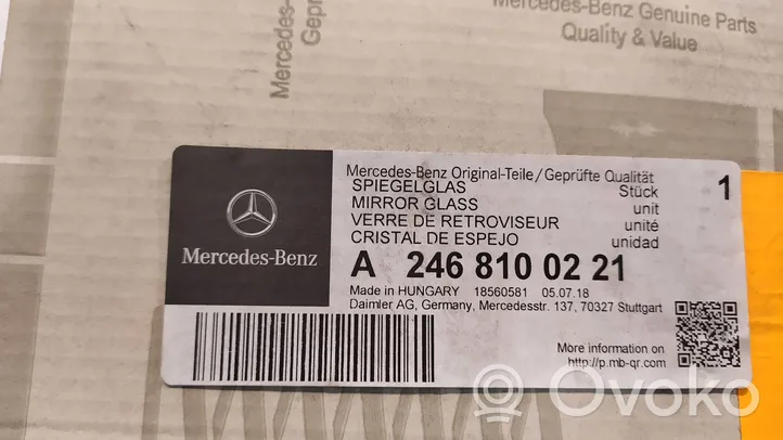 Mercedes-Benz B W246 W242 Sivupeilin lasi A2468100221