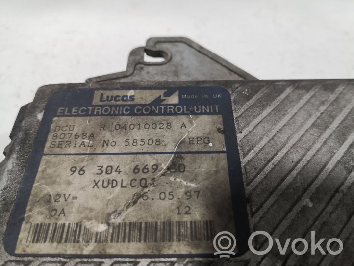 Peugeot 406 Calculateur moteur ECU 9630466980