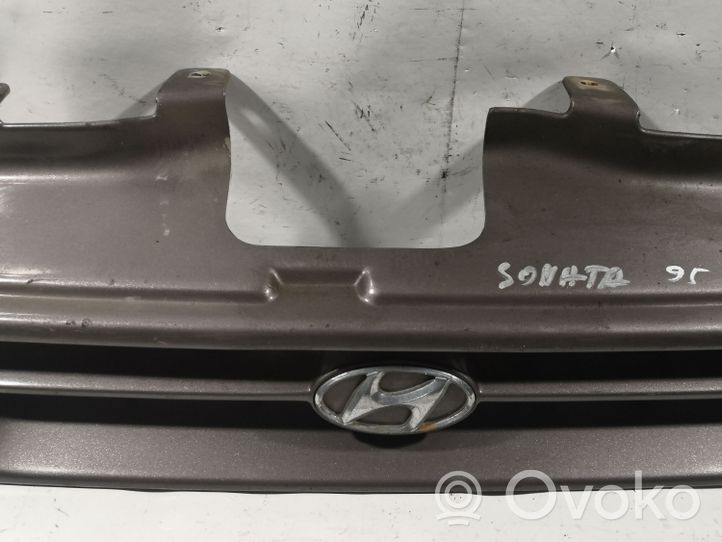 Hyundai Sonata Etupuskurin ylempi jäähdytinsäleikkö 86350