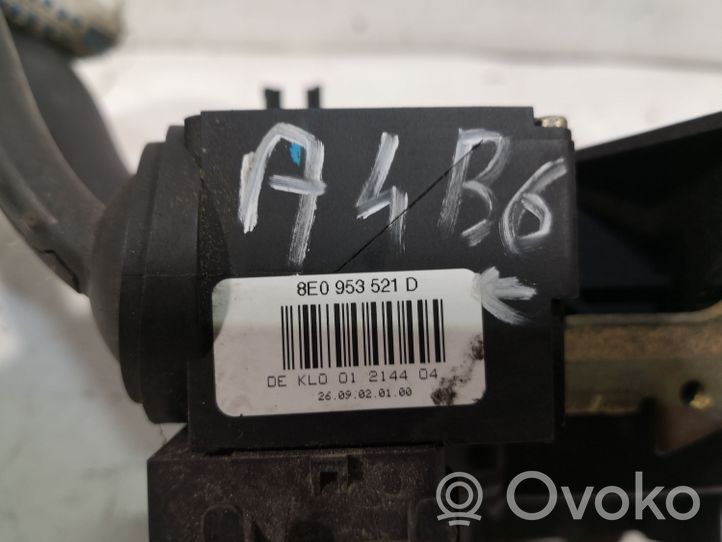 Audi A4 S4 B6 8E 8H Leva/interruttore dell’indicatore di direzione e tergicristallo 8E0953503B