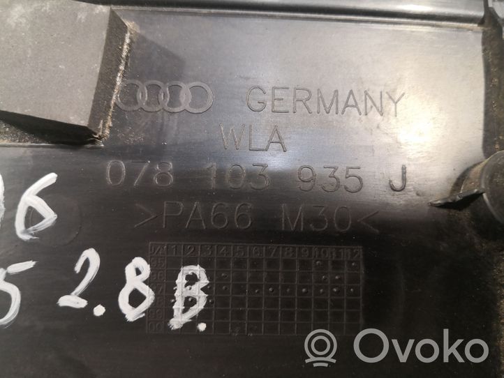 Audi A6 S6 C5 4B Couvercle cache moteur 078103935J