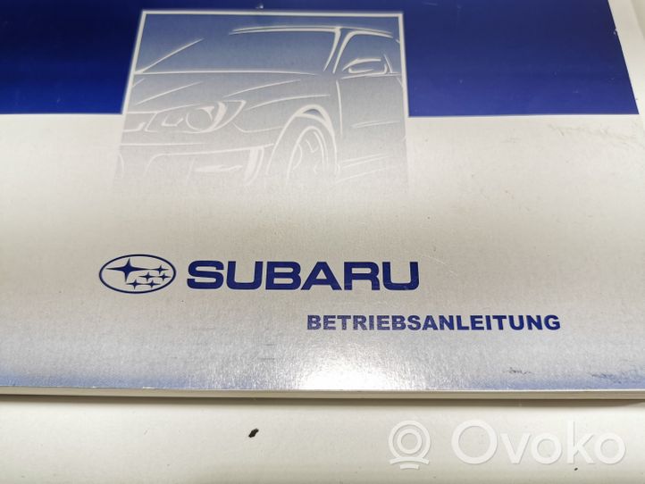 Subaru Impreza II Książka serwisowa 