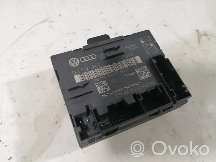 Audi A4 S4 B8 8K Durų elektronikos valdymo blokas 8K0959793C