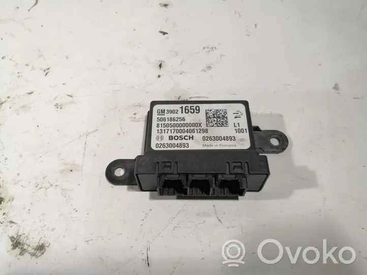 Opel Mokka X Parking PDC control unit/module 39021659