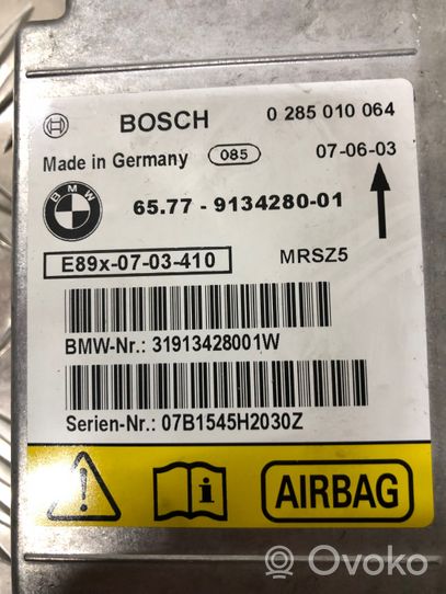 BMW 3 E92 E93 Turvatyynyn ohjainlaite/moduuli 9134280