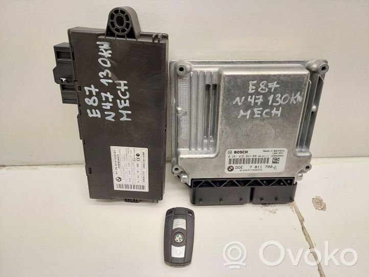 BMW 1 E81 E87 Kit calculateur ECU et verrouillage 7811700