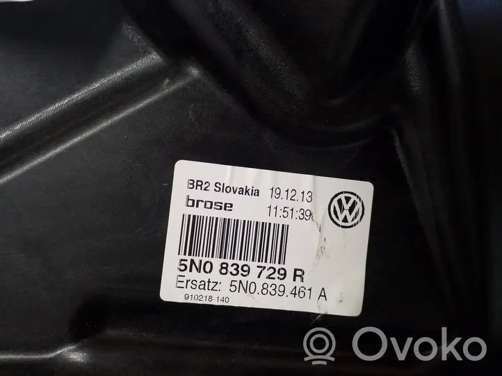 Volkswagen Tiguan Mechanizm podnoszenia szyby tylnej bez silnika 5N0839461A