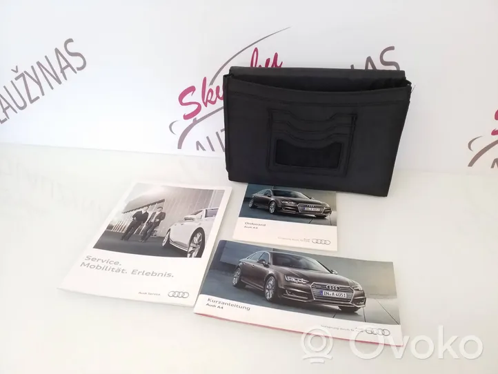Audi A4 S4 B9 Owners service history hand book 
