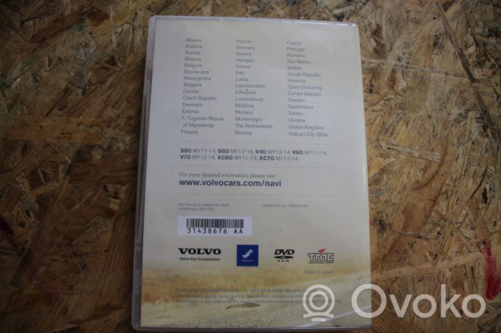 Volvo XC60 Navigācijas kartes CD / DVD 31438676
