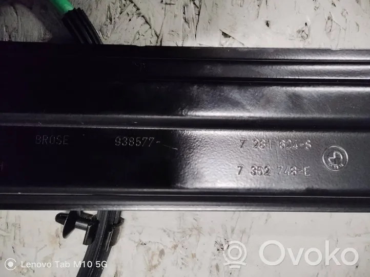 BMW 4 F32 F33 Mécanisme de lève-vitre avec moteur 7281624