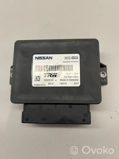 Nissan Qashqai Modulo di controllo del freno a mano 360324BA0A