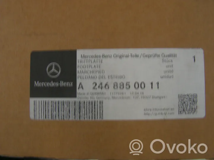 Mercedes-Benz B W246 W242 Takapuskurin koristemuotolista A2468850011