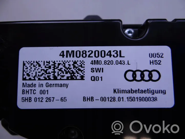 Audi Q7 4M Centralina del climatizzatore 4M0820043L