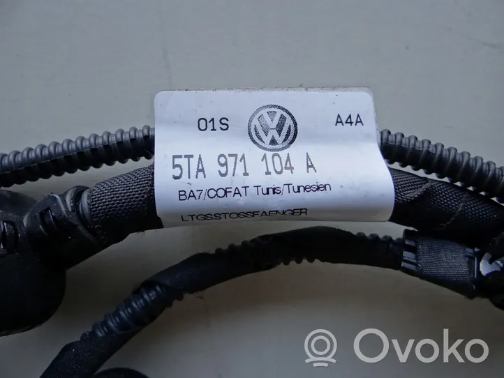 Volkswagen Touran III Pysäköintitutkan anturin johtosarja (PDC) 5TA971104A