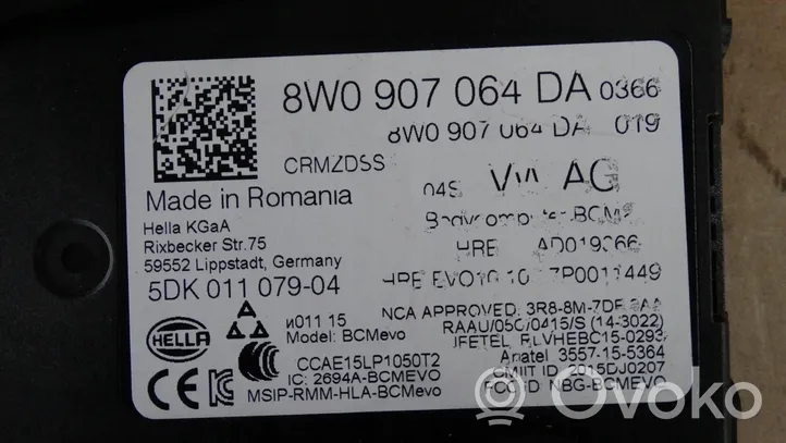 Audi A4 S4 B9 Moduł / Sterownik komfortu 8W0907064DA