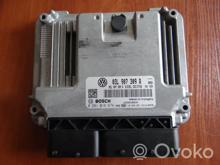 Volkswagen Golf VI Sterownik / Moduł ECU 03L907309R