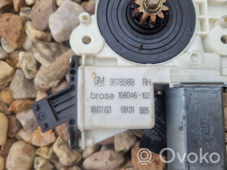 Opel Vectra C Elektryczny podnośnik szyby drzwi 9178988