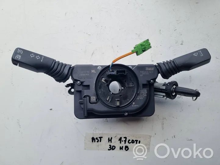 Opel Astra H Wiper turn signal indicator stalk/switch 13313710