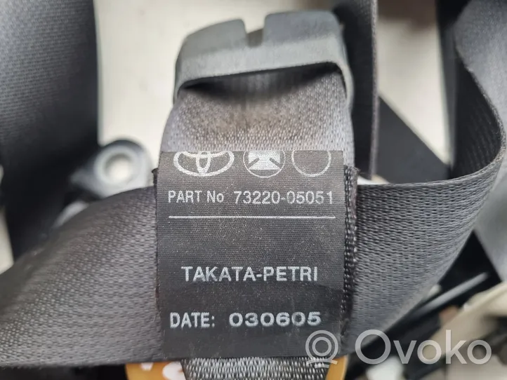 Toyota Avensis T250 Ceinture de sécurité avant 73220-05051