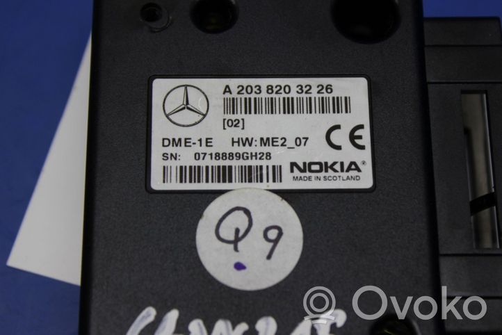 Mercedes-Benz CL C215 Phone control unit/module A2038203226