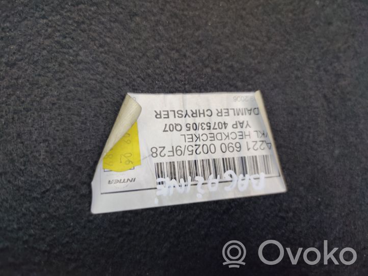 Mercedes-Benz S W221 Rivestimento portellone posteriore/bagagliaio A2216900025