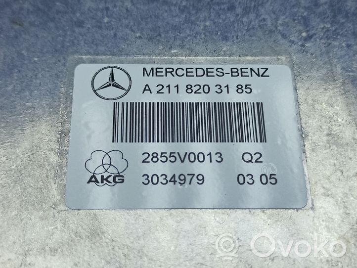 Mercedes-Benz E W211 Unité de commande, module téléphone A2118203185