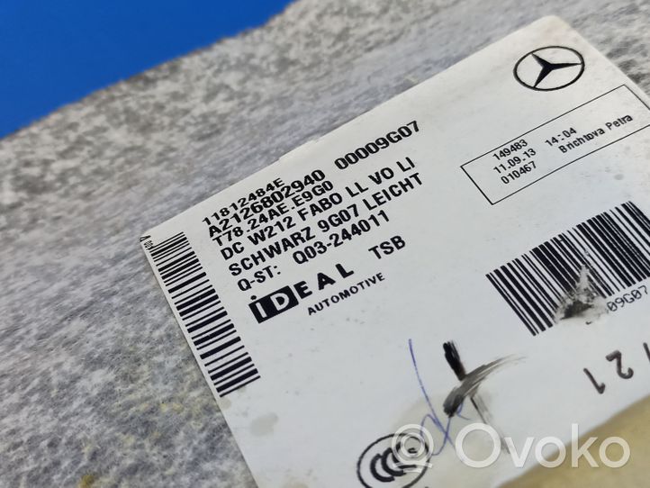 Mercedes-Benz E W212 Priekinis salono kilimas A2126802940