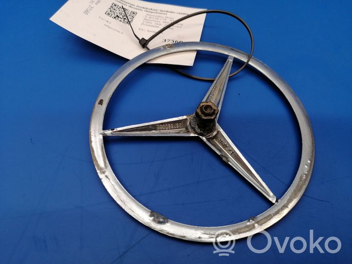 Mercedes-Benz S W126 Emblemat / Znaczek tylny / Litery modelu 1267580058