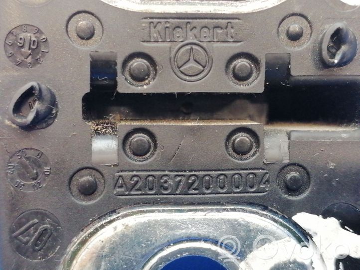 Mercedes-Benz CLS C219 Serratura a scatto/chiusura a gancio portiera posteriore A2037200004