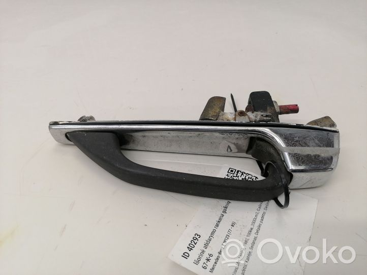 Mercedes-Benz E W123 Maniglia esterna per portiera posteriore 1237600359