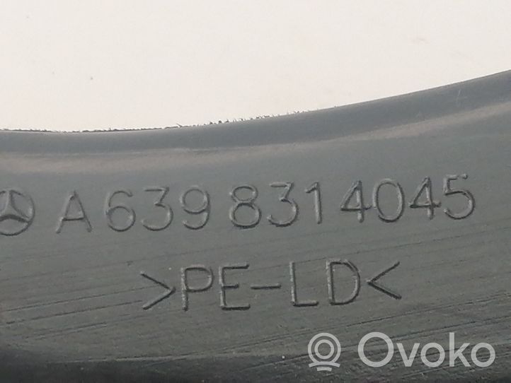 Mercedes-Benz Vito Viano W639 Kanał powietrzny kabiny a6398314045