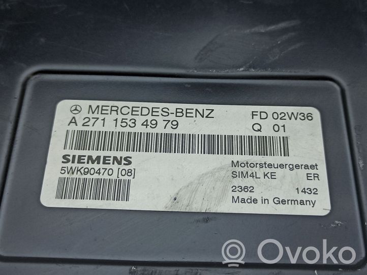 Mercedes-Benz C W203 Блок управления двигателя A2711534979