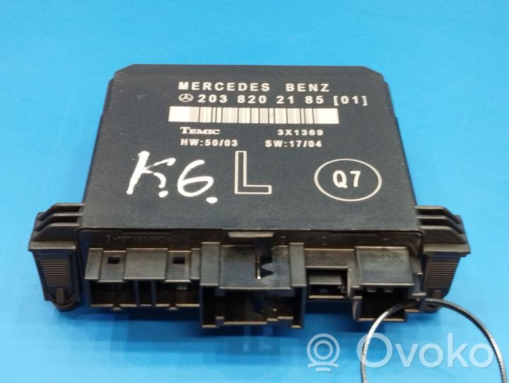 Mercedes-Benz C W203 Centralina/modulo portiere 2038202185