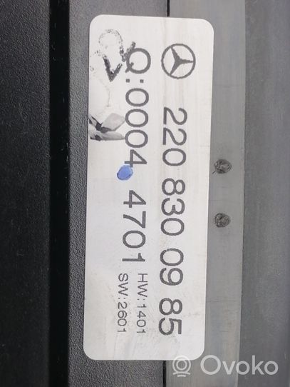 Mercedes-Benz S W220 Ilmastoinnin ohjainlaite A2208300985