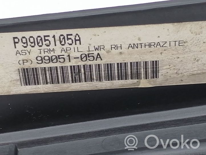 Mercedes-Benz ML W163 Rivestimento vano piedi laterale A1636801080