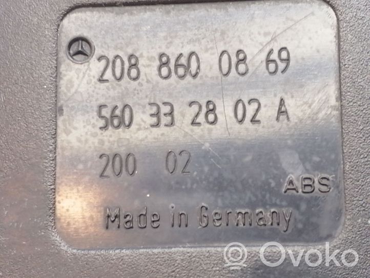 Mercedes-Benz CLK A208 C208 Boucle de ceinture de sécurité avant 2088600869