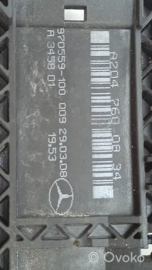 Mercedes-Benz C W204 Support extérieur, poignée de porte arrière A2047600834