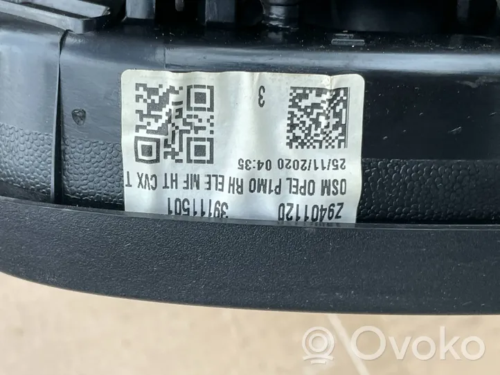 Opel Crossland X Elektryczne lusterko boczne drzwi przednich 39111501