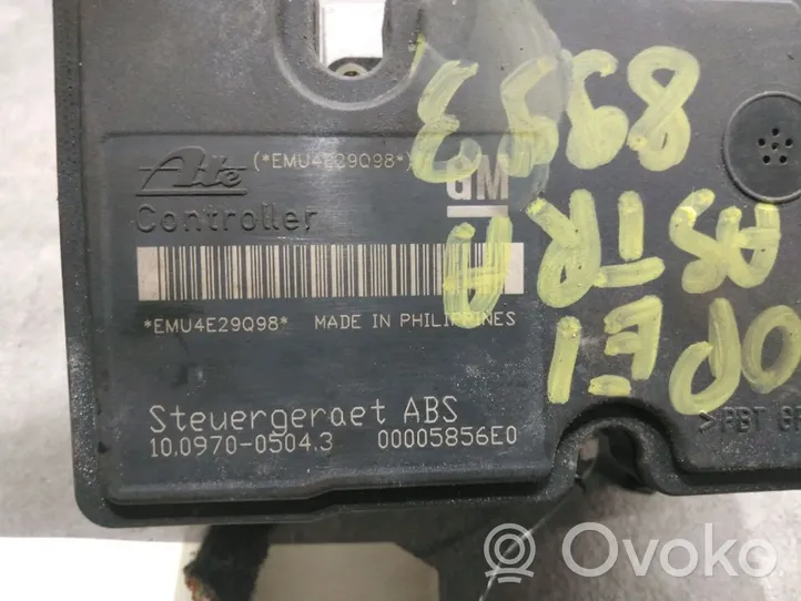 Opel Astra H Sterownik / moduł ABS 93182449