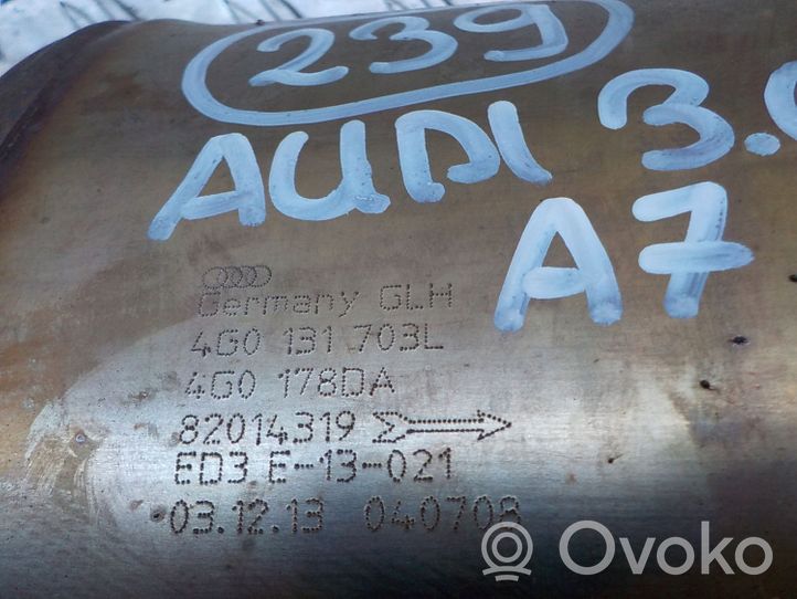 Audi A6 S6 C7 4G Takavaimennin pakoputki 4G0131703L