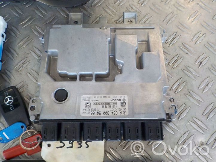 Mercedes-Benz Sprinter W907 W910 Kit centralina motore ECU e serratura A6549009400